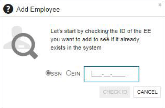 How do I add a new employee in Evolution Web Payroll-3
