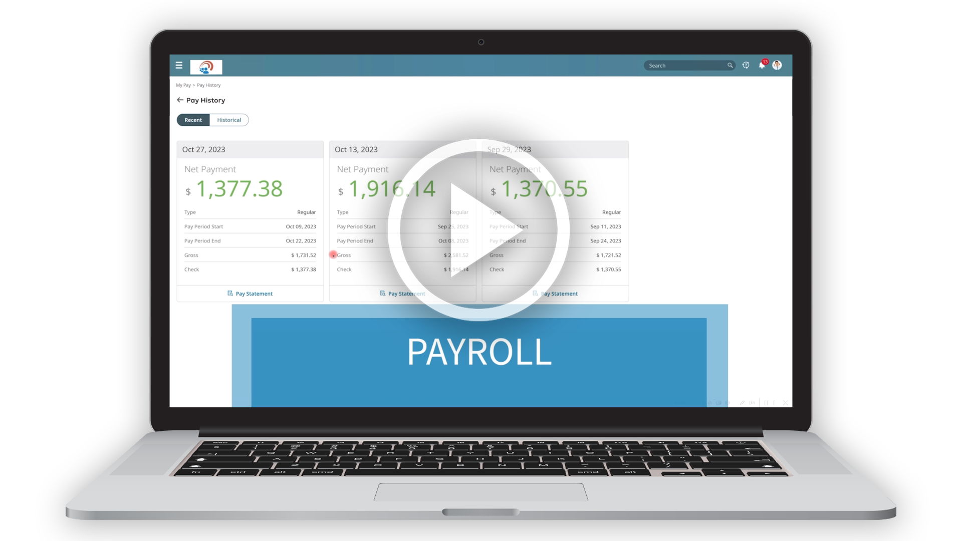 Payroll Demo Video Thumbnail