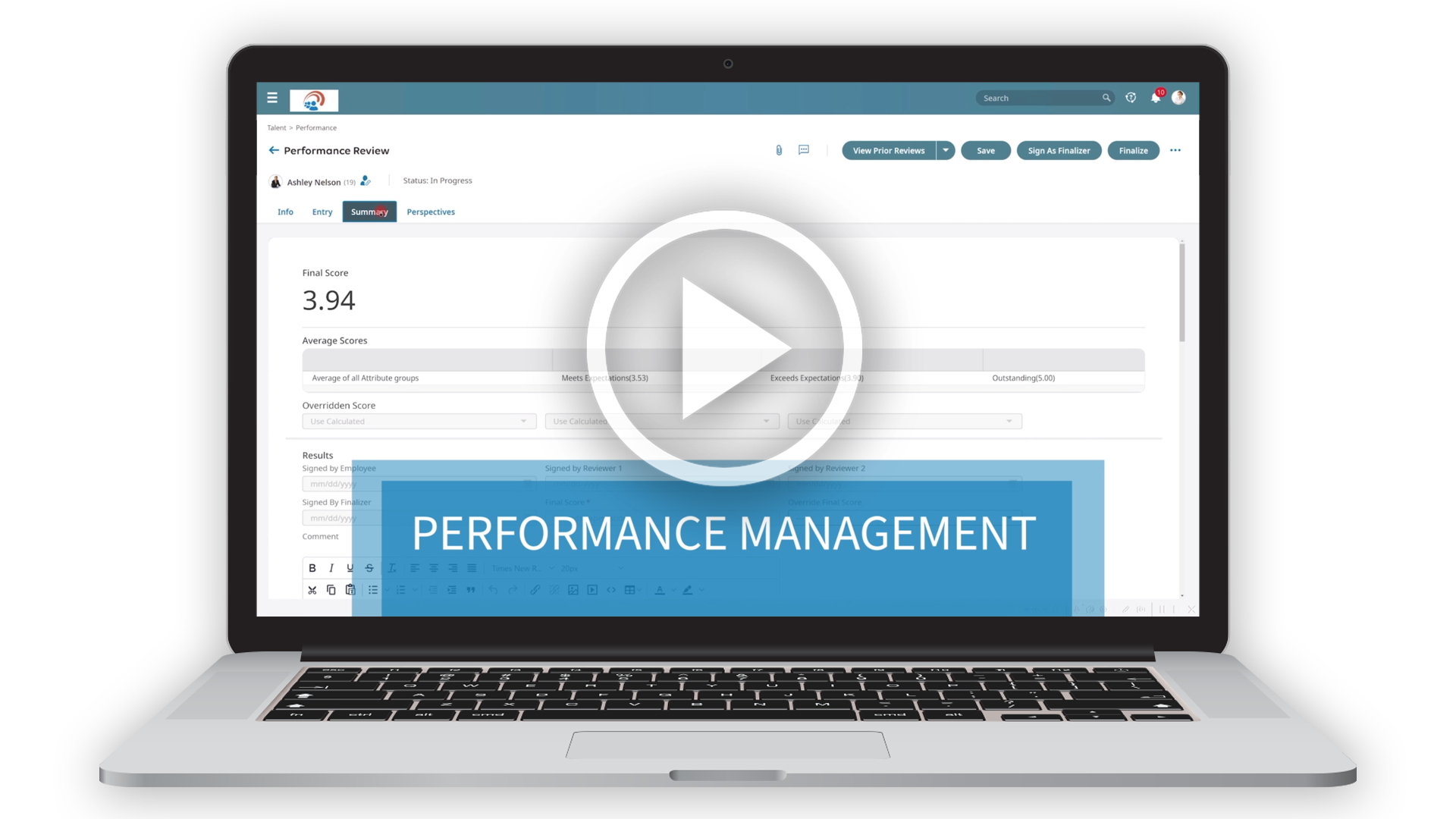 Performance Demo Video Thumbnail